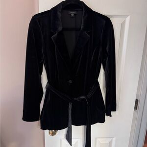 Jjill wearever collection size small petite velvet smoking jacket. New condition